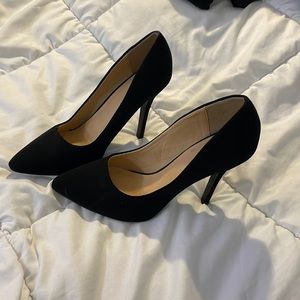 Simple black heels